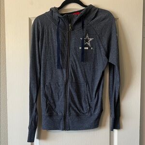 Nike Cowboys Blue Hoodie with NFL Logo